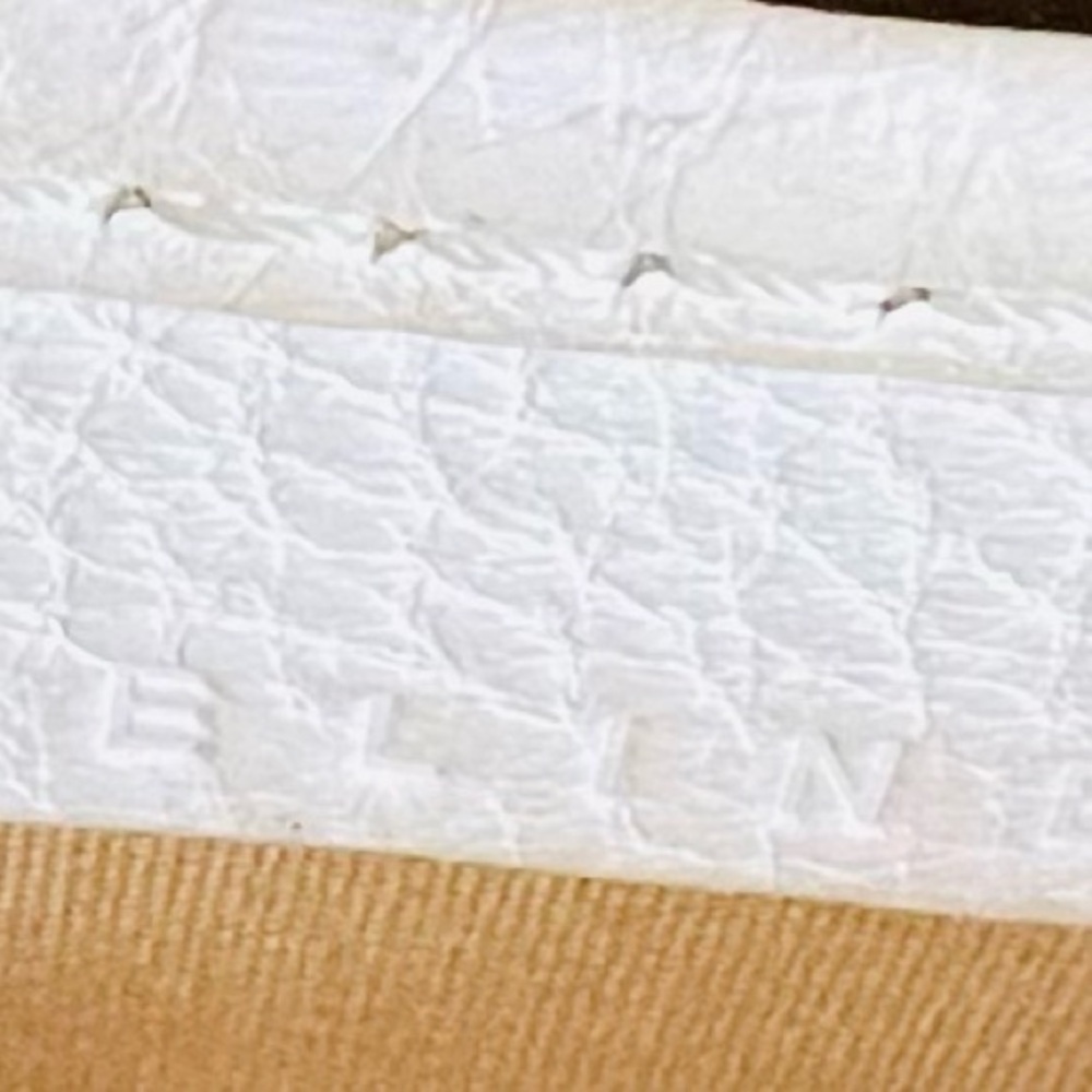 Celene White Satchel Textured Leather - Picture 4 of 16